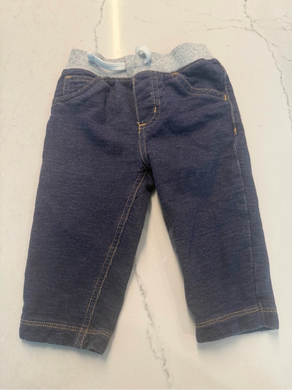 Carter’s -9M Navy Cotton Denim Jogger Pants